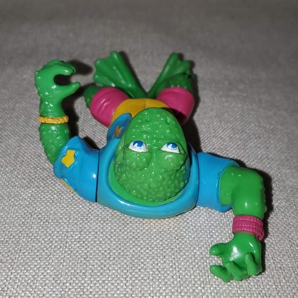 ⭐️VINTAGE⭐️ 1989 TMNT Genghis Frog Action Figure - Picture 8 of 11